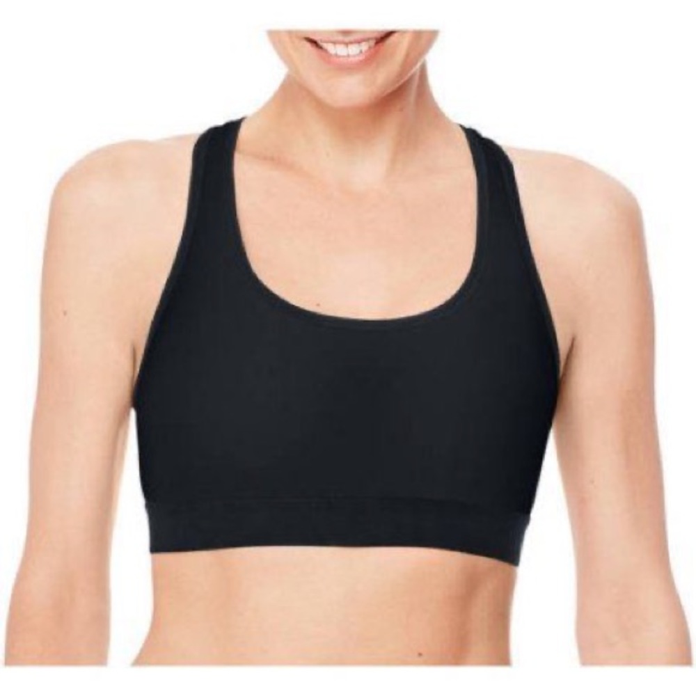 Hanes Women's Compression Racerback Sports Bra